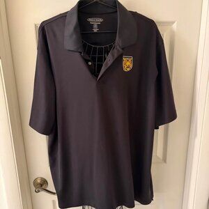 Pebble Beach Black Colorado Tigers Embroidered Performance Polo Men's XXL EUC